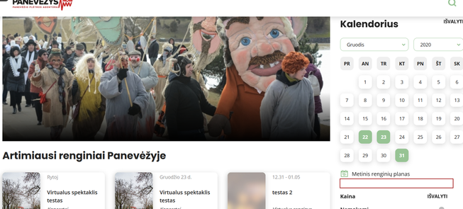 Parnidžio pažintinis takas Nidoje
